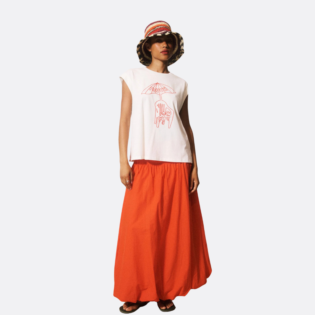 <PRODUCTTITLE> in Orange by FRNCH.