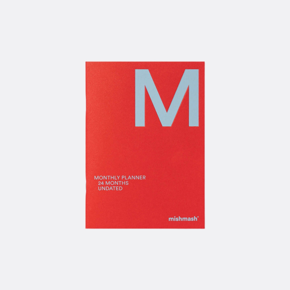 Planificador mensual A5 Bright Red
