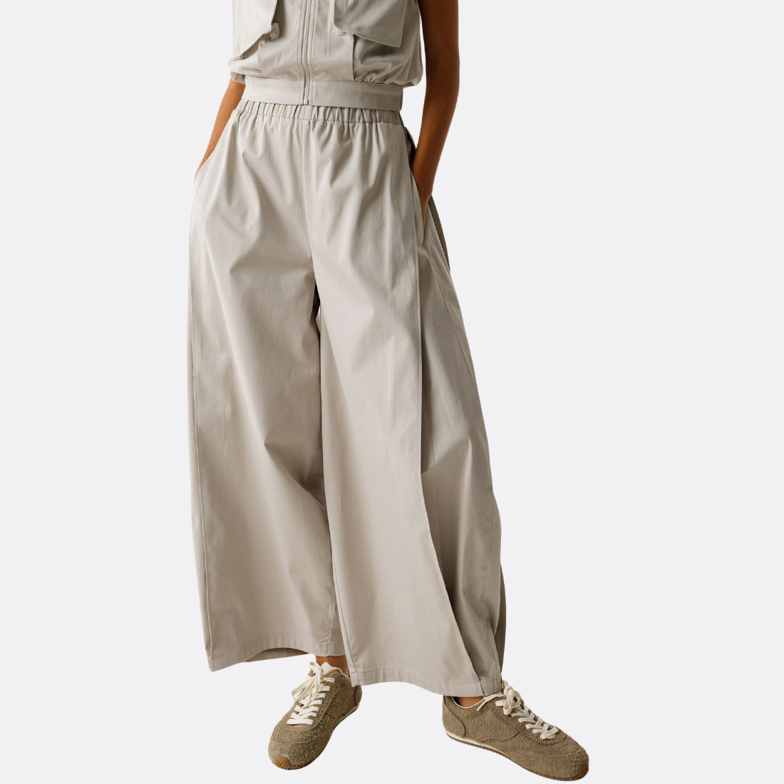 <PRODUCTTITLE> in Beige by SKFK.