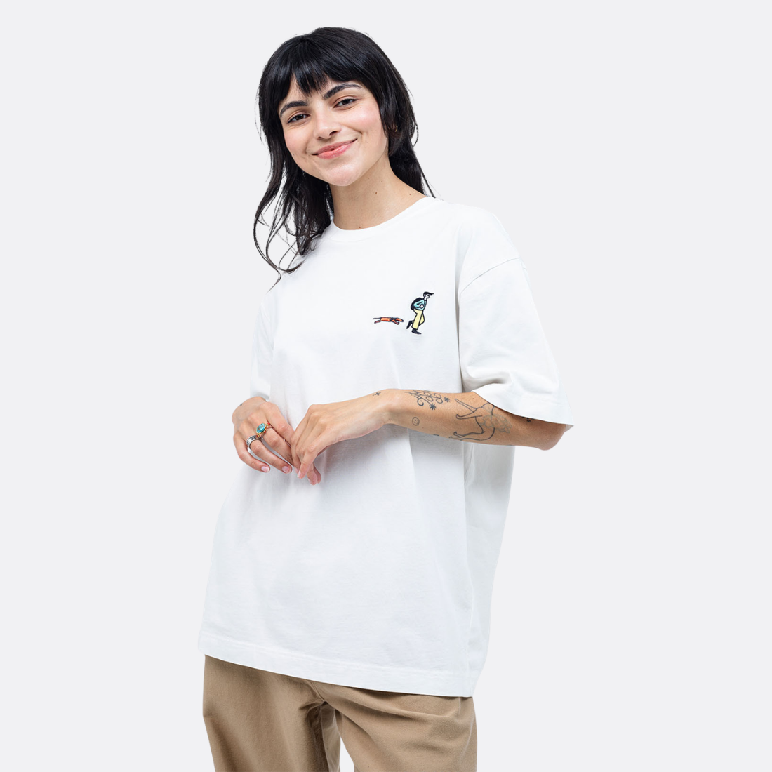 <PRODUCTTITLE> in White by OLOW.