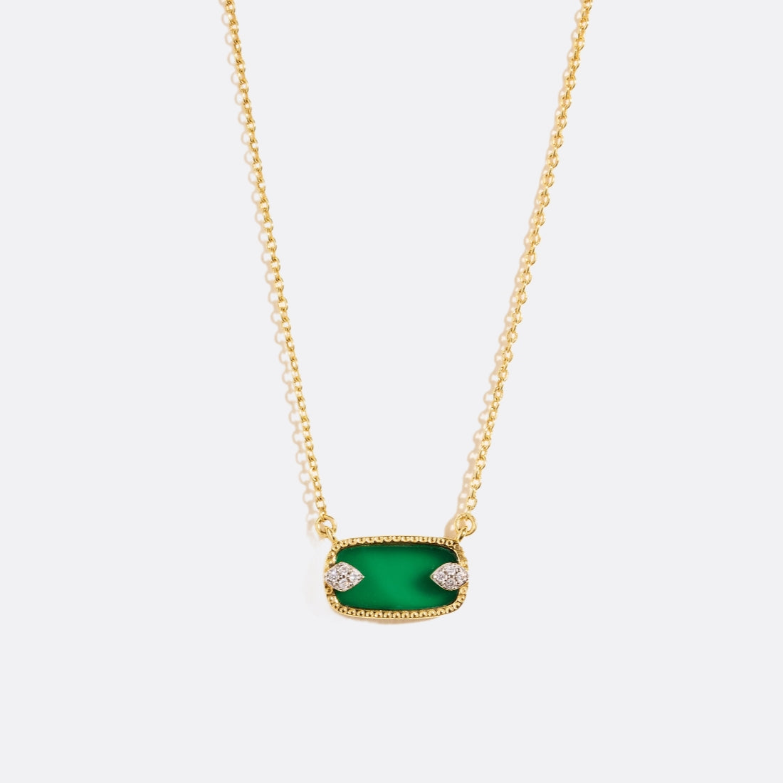 Collier Onyx Vert Sangha
