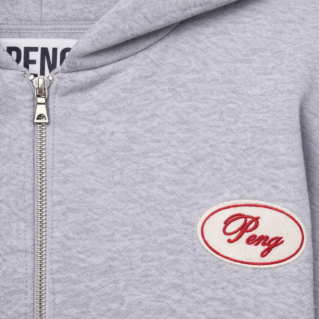 Patch Zip Hoodie