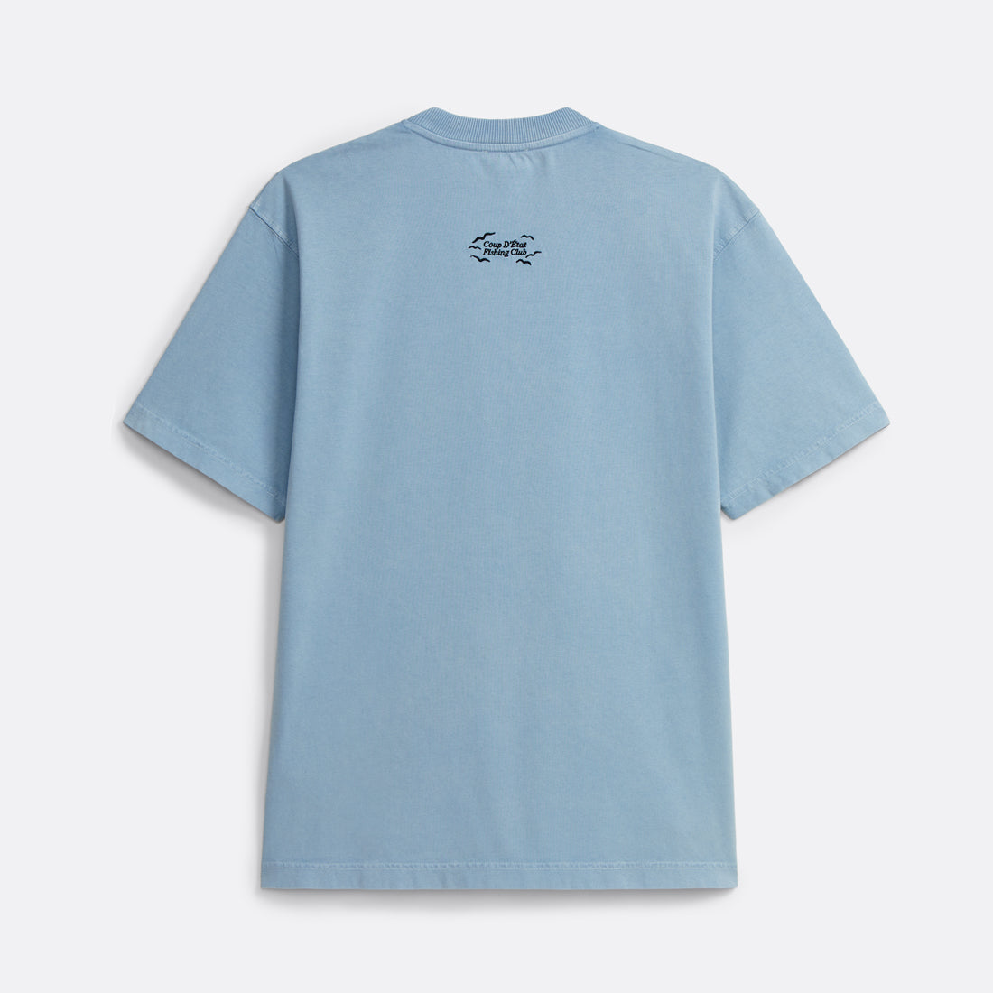 Tee de logo bleu lavé