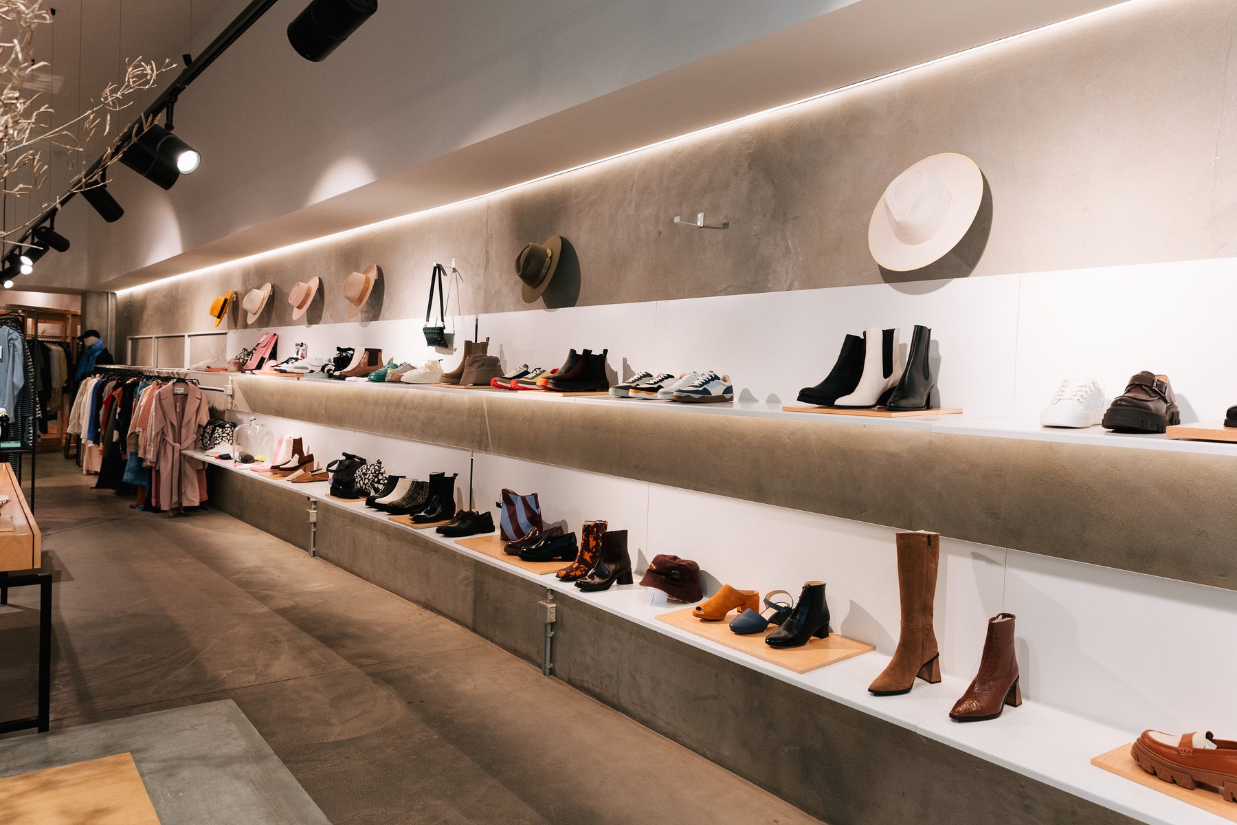 Interior of The Feeting Room concept store, Porto
