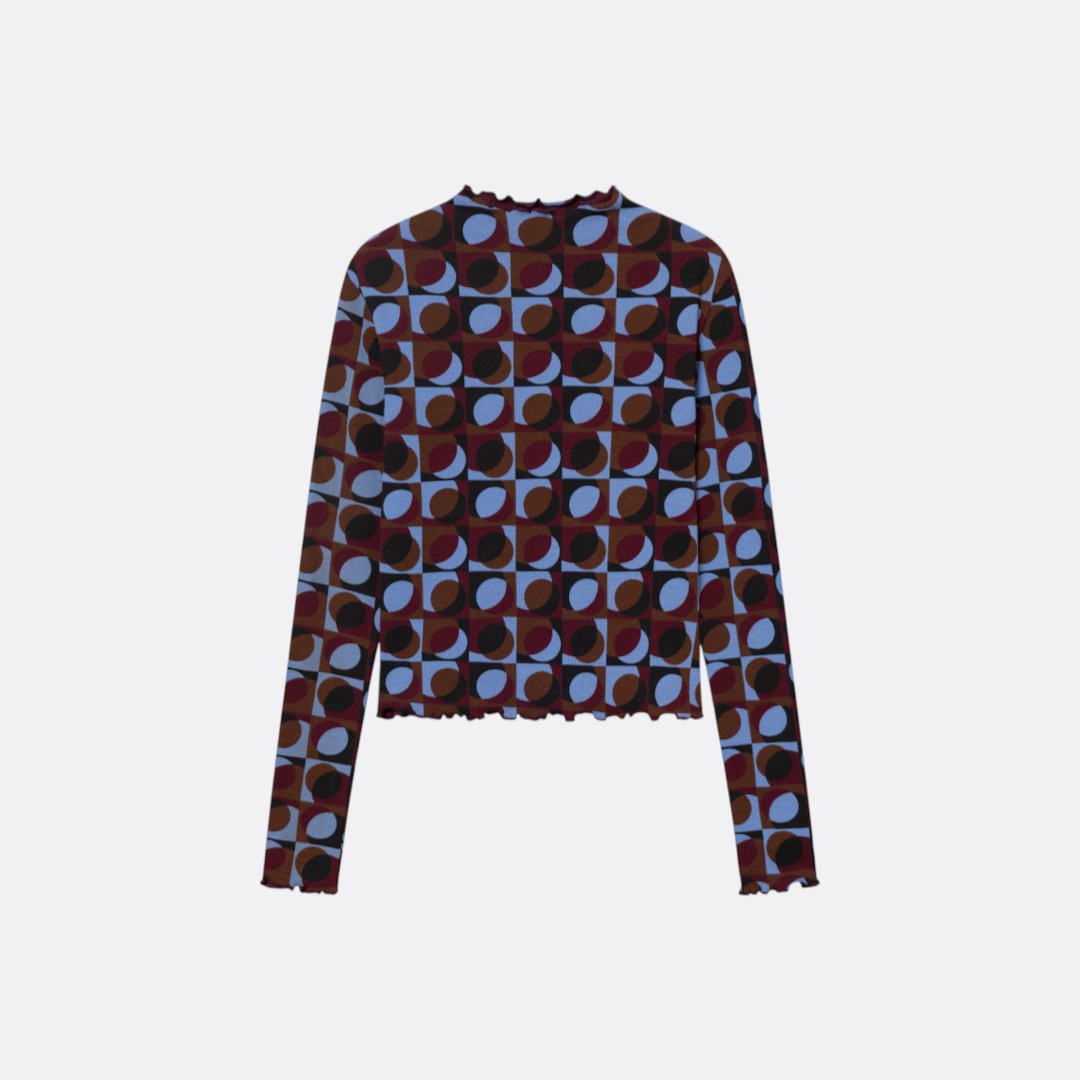 Rib Top Ryd Retro Geo