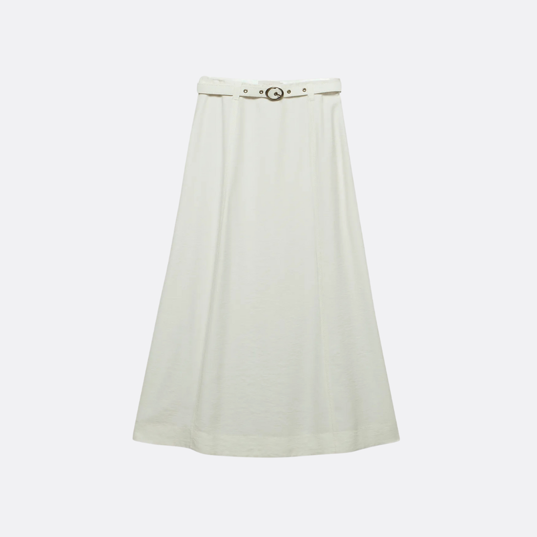 Flared Skirt with Belt