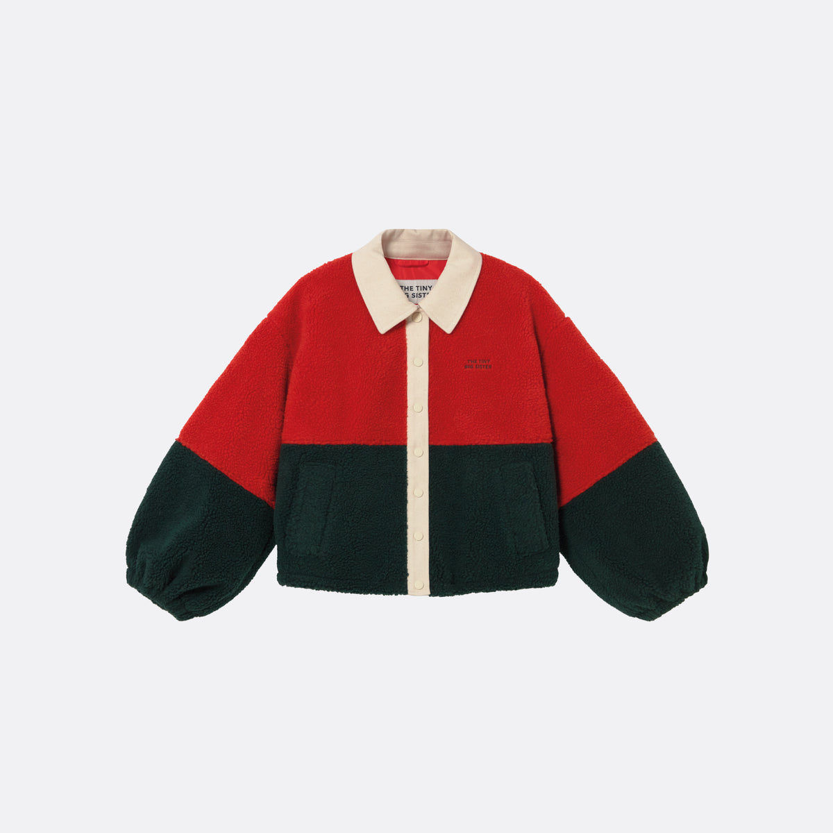 Color Blocked Sherpa Jacket