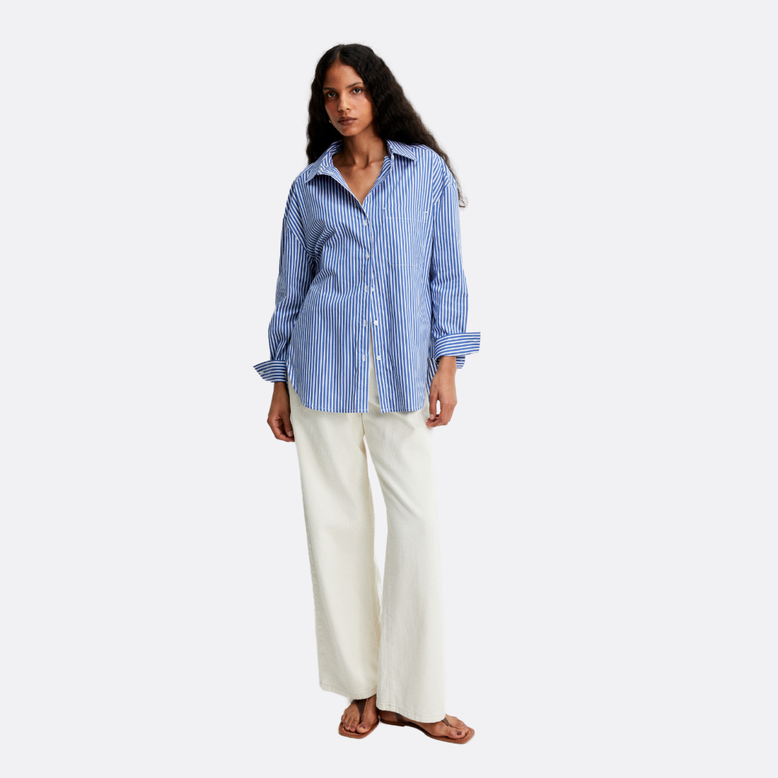 Loose Tricoline Shirt