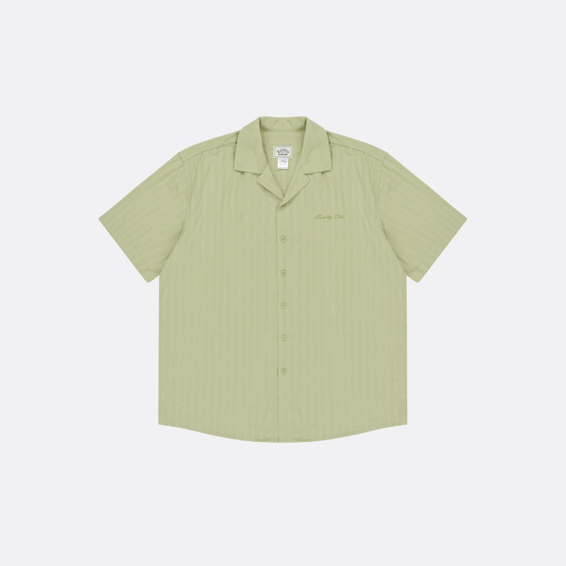 Jacquard Open Collar Shirt