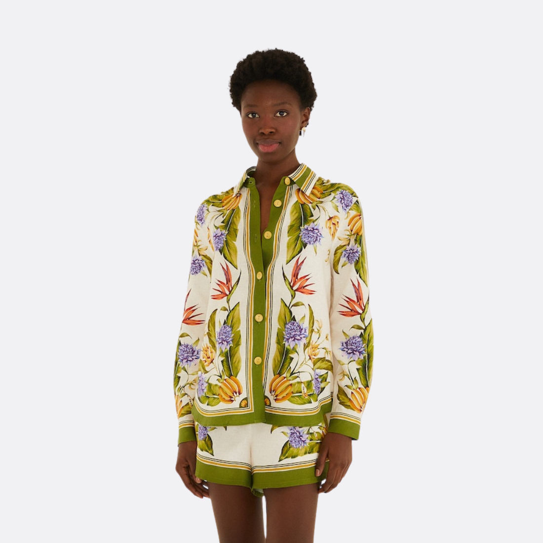 Tropical Scarf Shorts