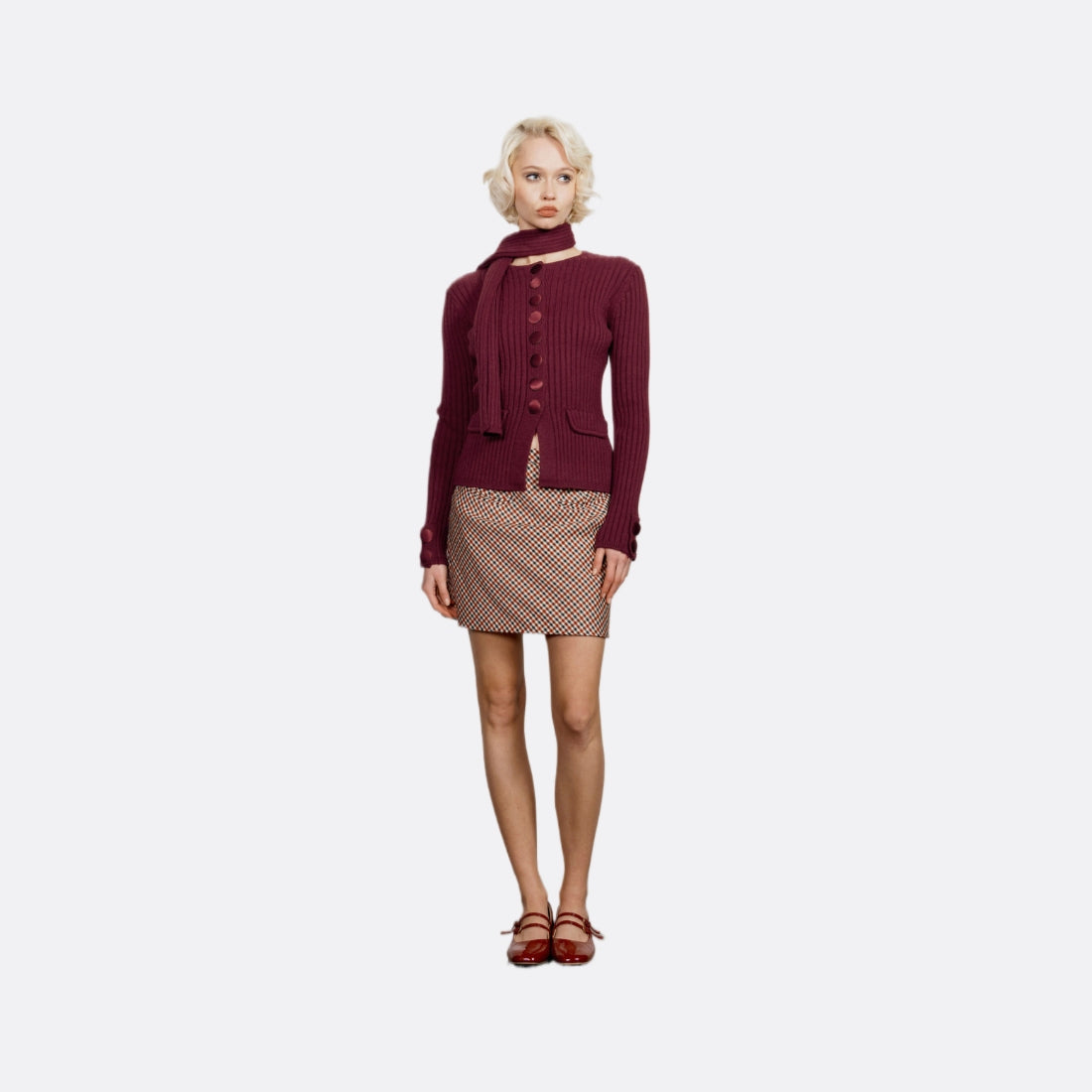 <PRODUCTTITLE> in Red by House of Sunny.