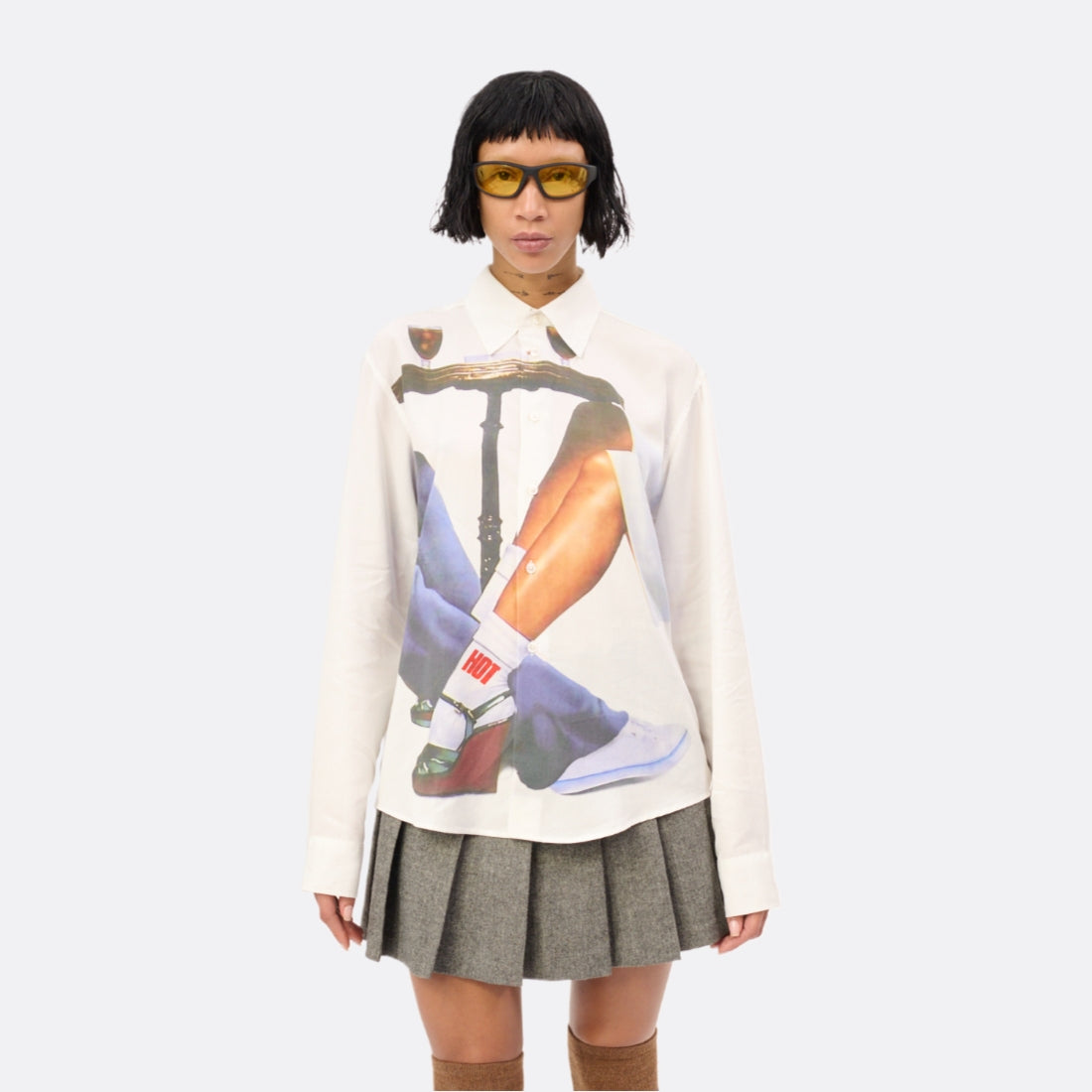 <PRODUCTTITLE> in White by Carne Bollente.