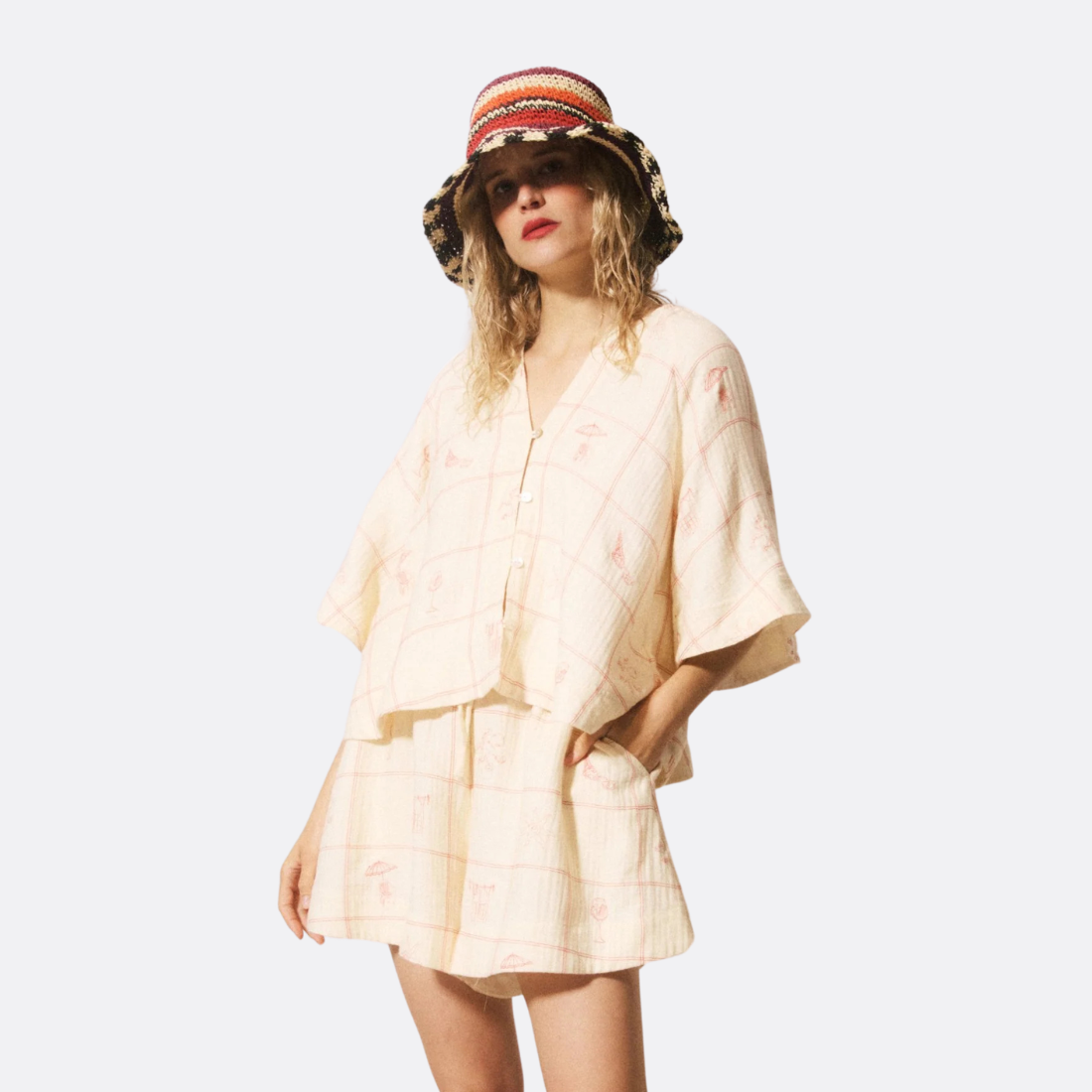 <PRODUCTTITLE> in Beige by FRNCH.