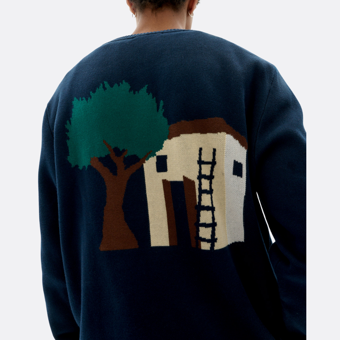 Navy Casita Seth Knitted Sweater