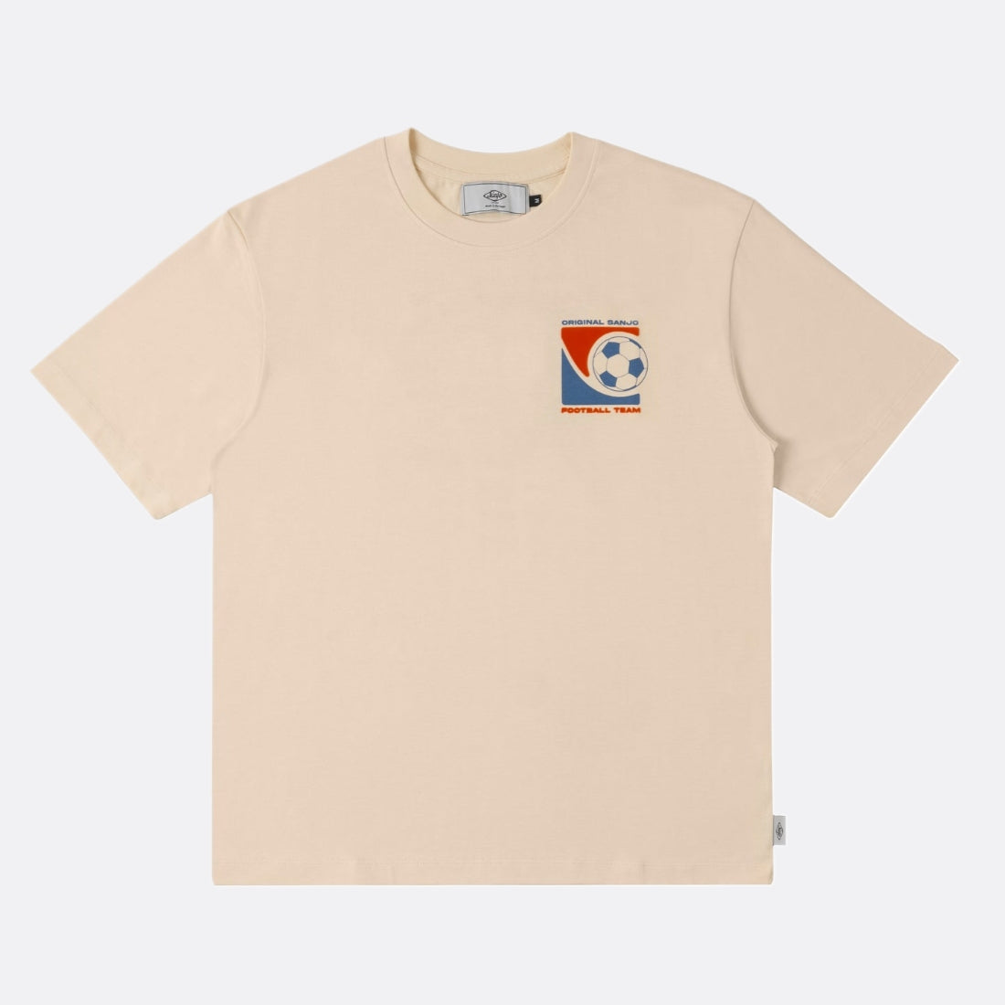 Sanjo Camiseta de fútbol // ECRU