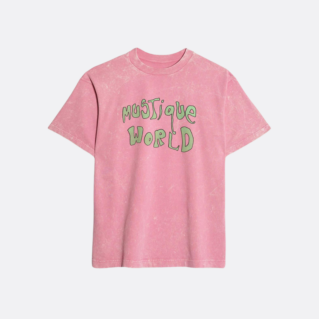 Pink Mustique World T-Shirt