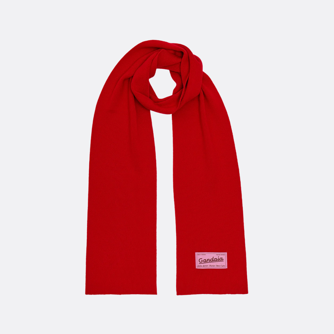Red Wool Scarf