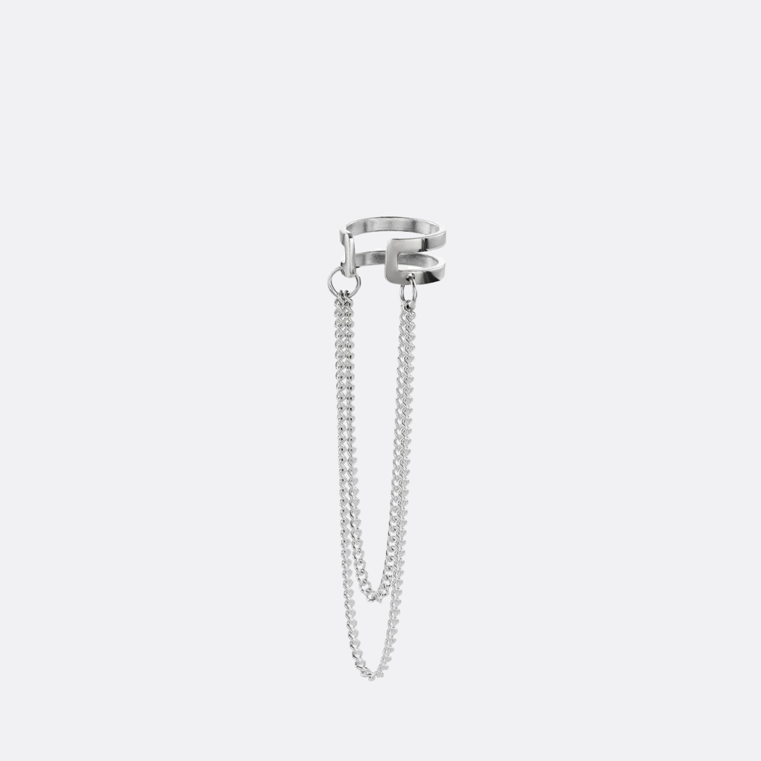 Revolve Ear Cuff Silver