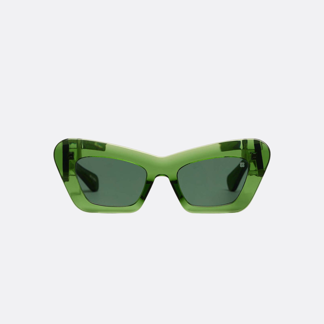 Lumi Crystal Green Sunglasses