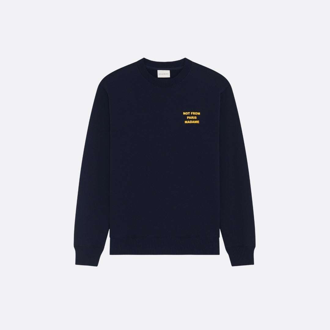 Sweatshirt mit auffälligem Slogan