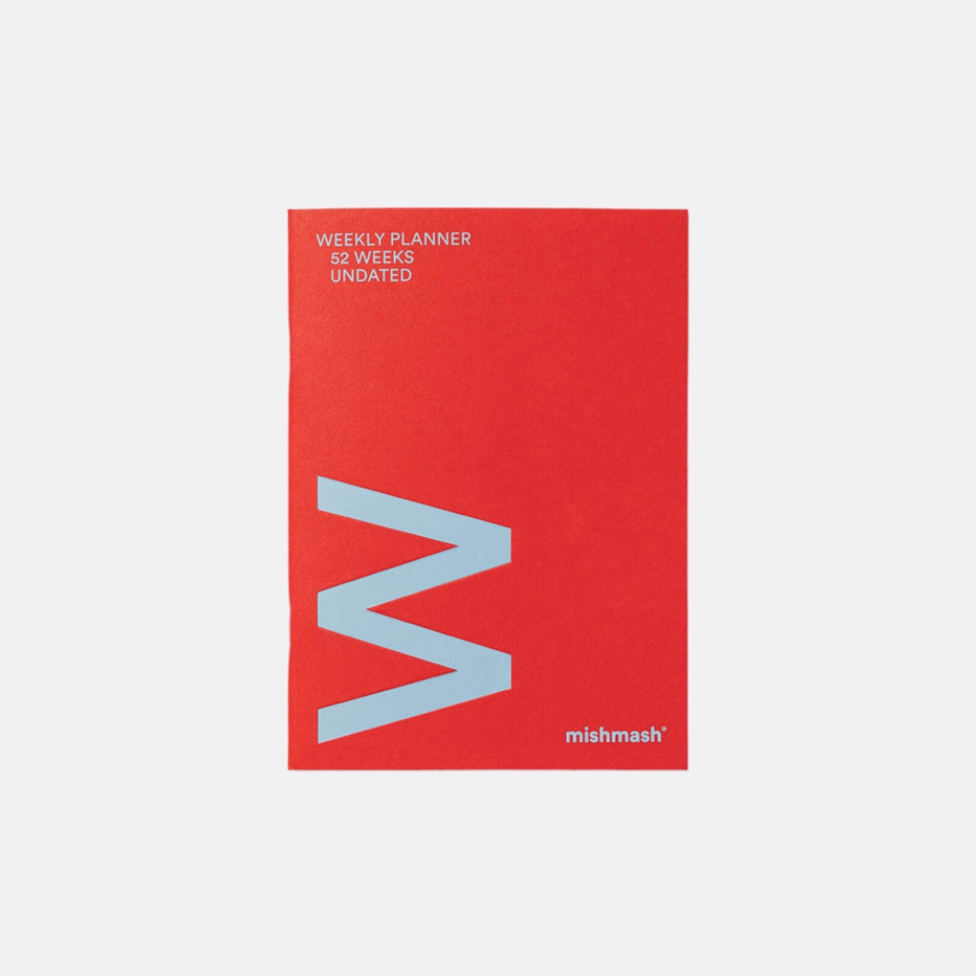 Planificador semanal Rojo Bright