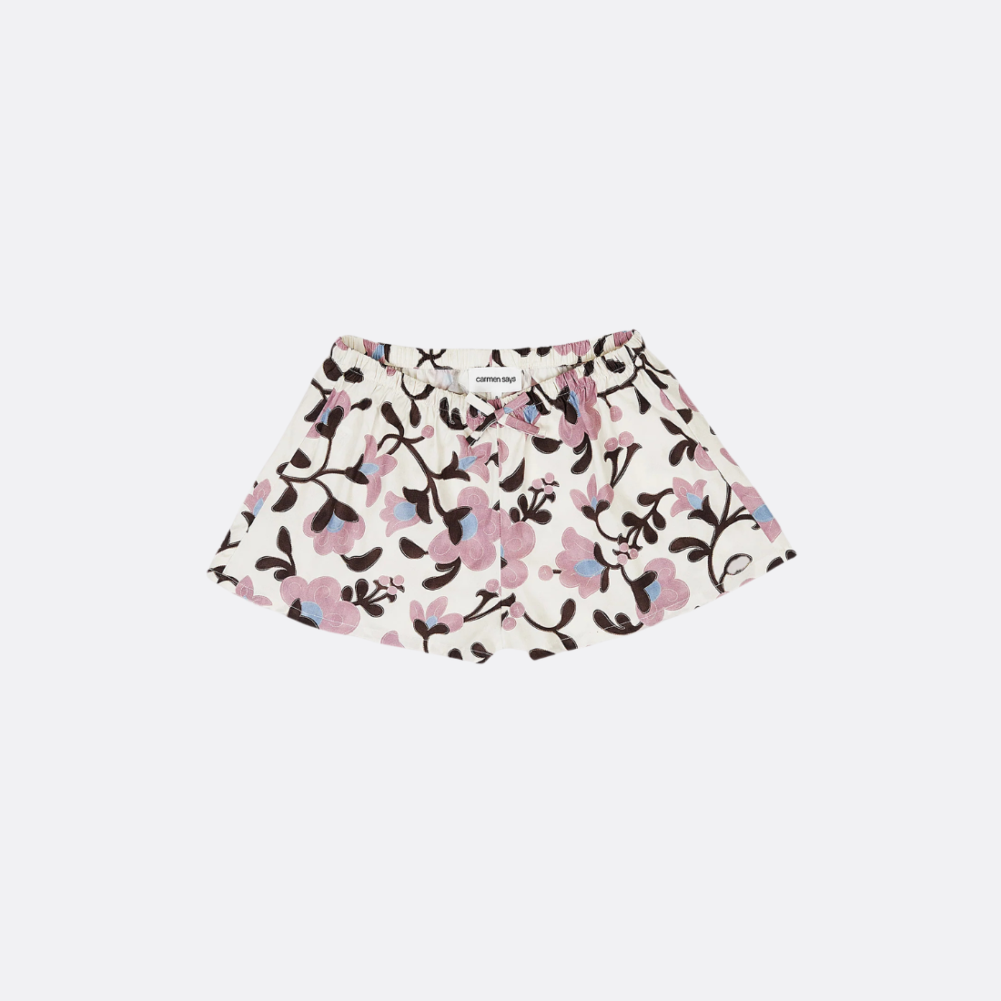 Short esprit fleuri