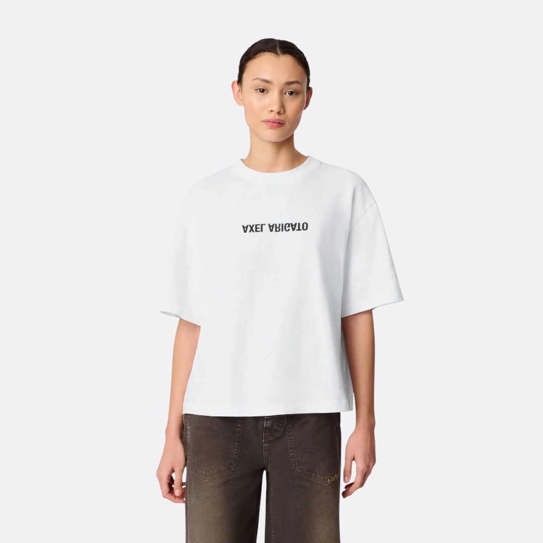 <PRODUCTTITLE> in White by Axel Arigato.