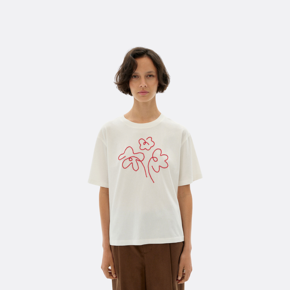 <PRODUCTTITLE> in White by Thinking Mu.