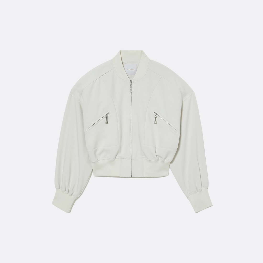 Loose Bomber with Zipper