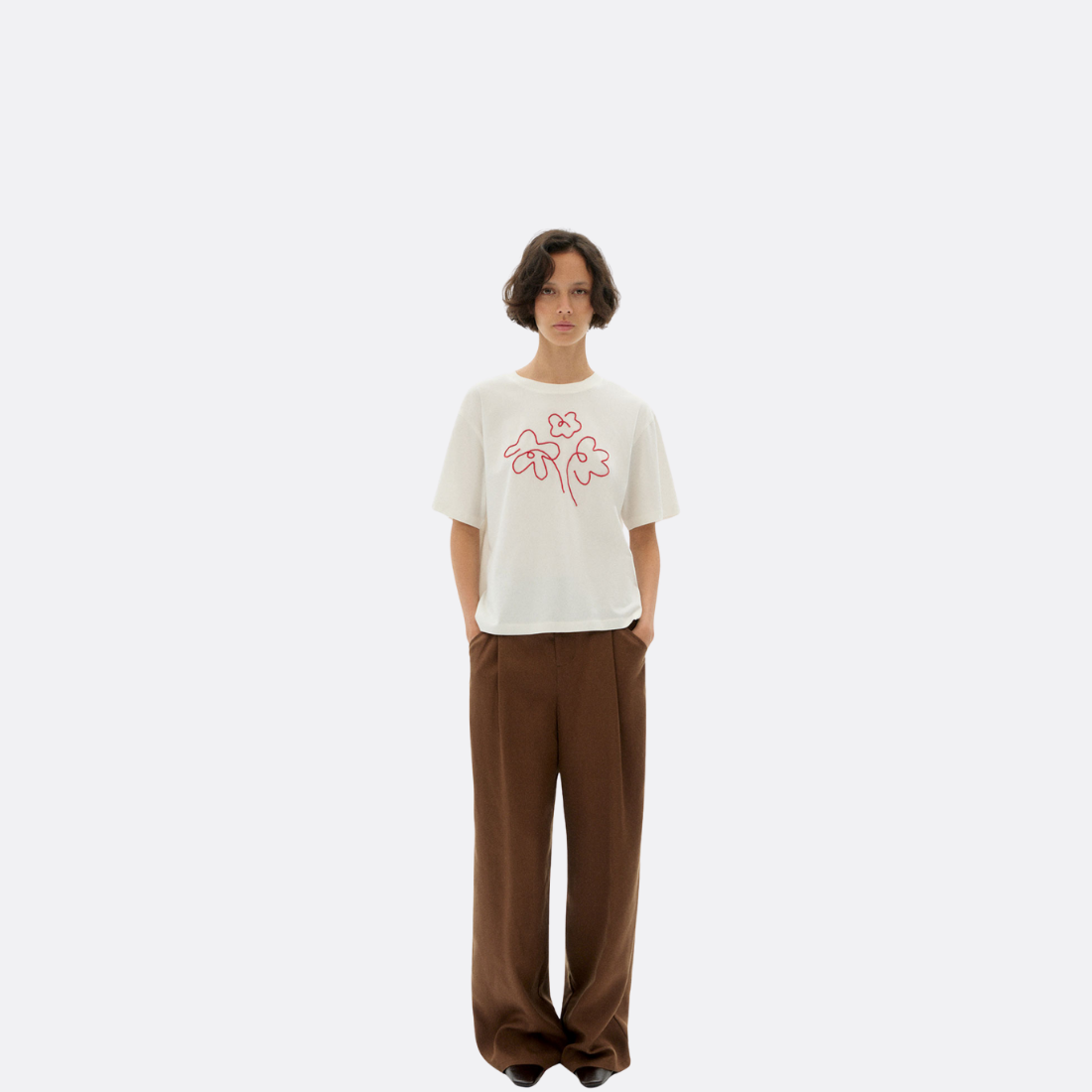 <PRODUCTTITLE> in White by Thinking Mu.