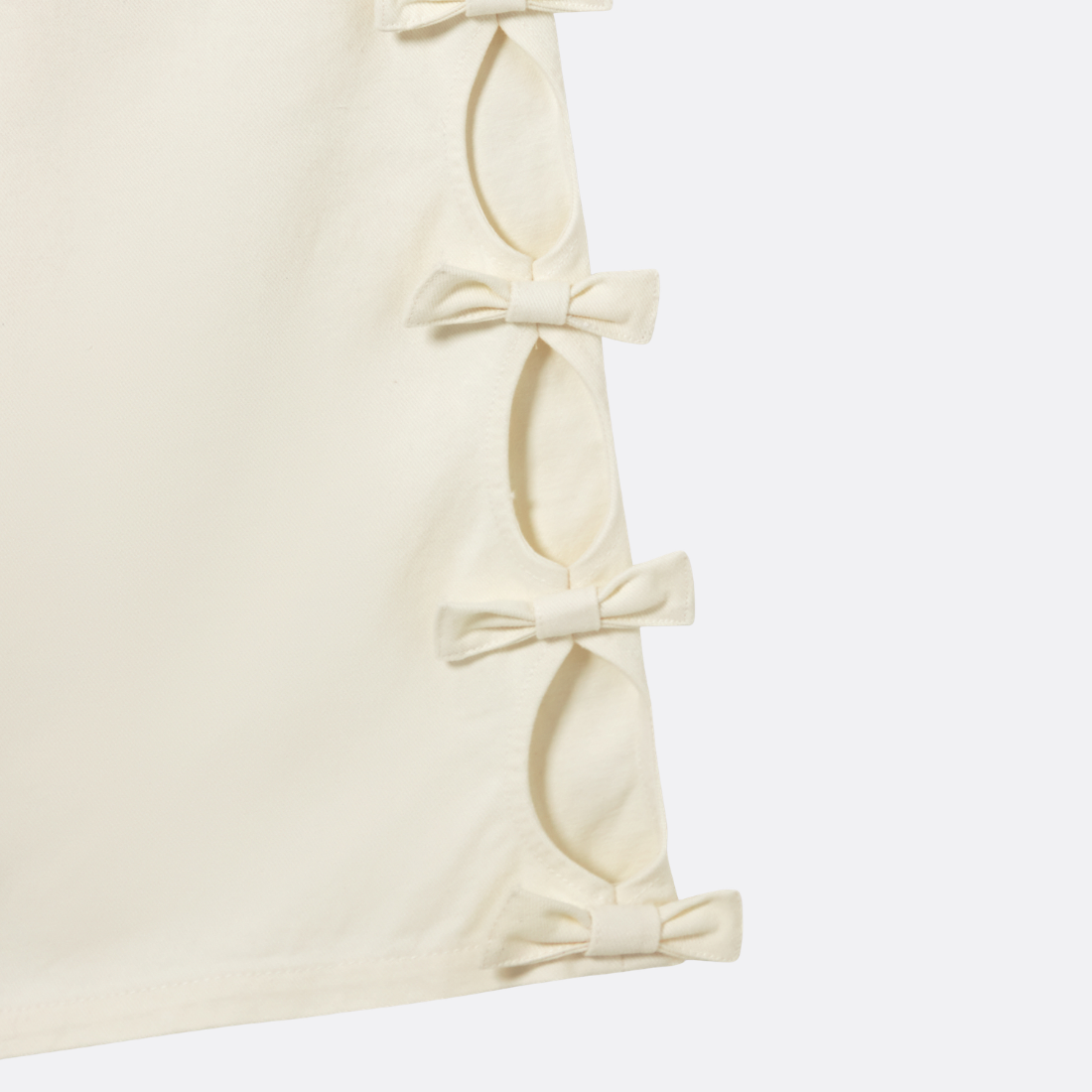 <PRODUCTTITLE> in White by Tiny Big Sister.