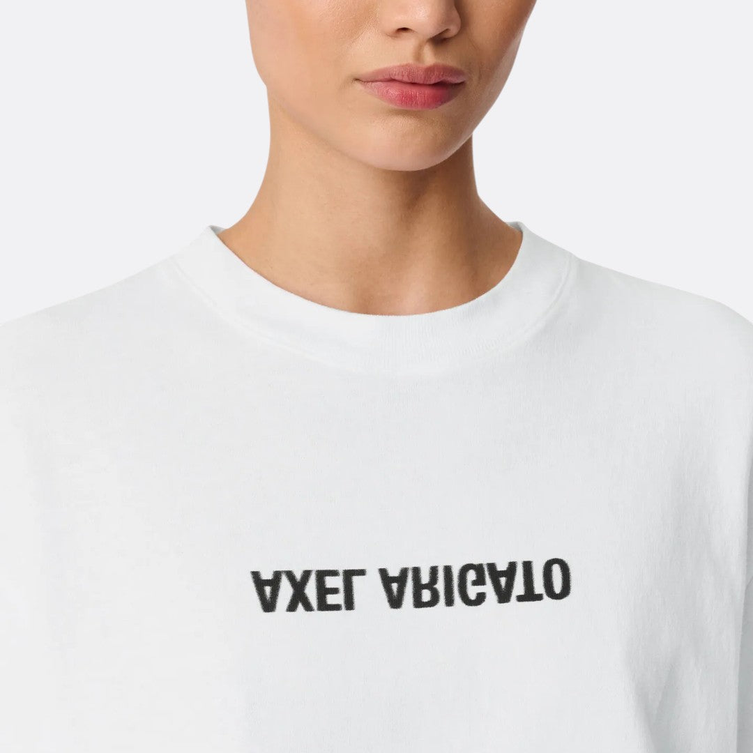 <PRODUCTTITLE> in White by Axel Arigato.