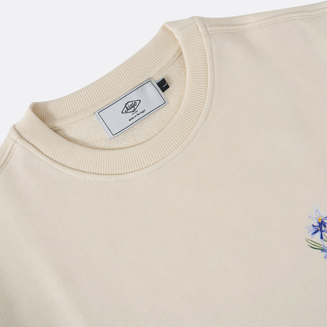 Sanjo Flora Water Sweat // Ecru