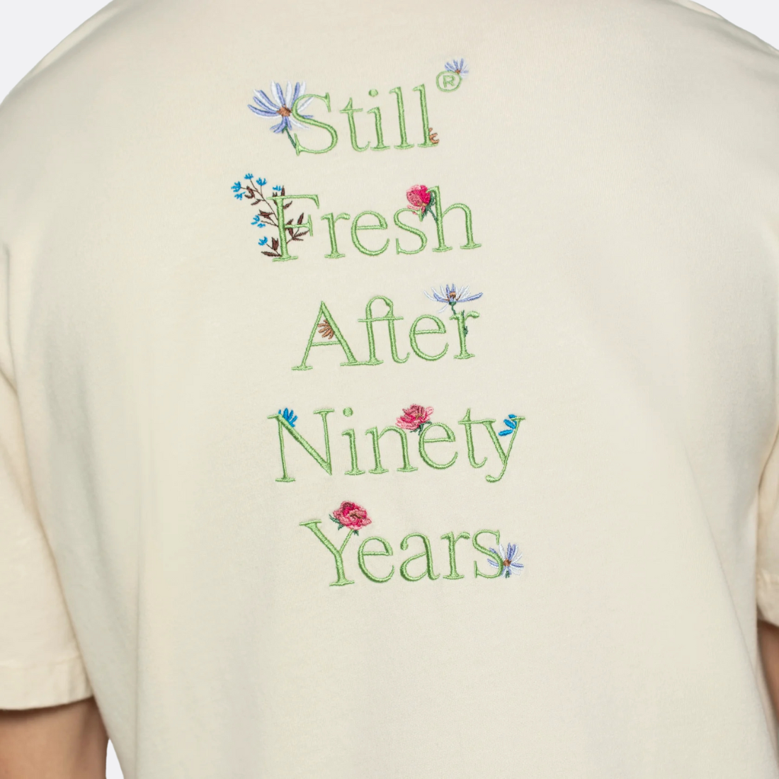 Sanjo Faded Still Fresh T-shirt // Ecru