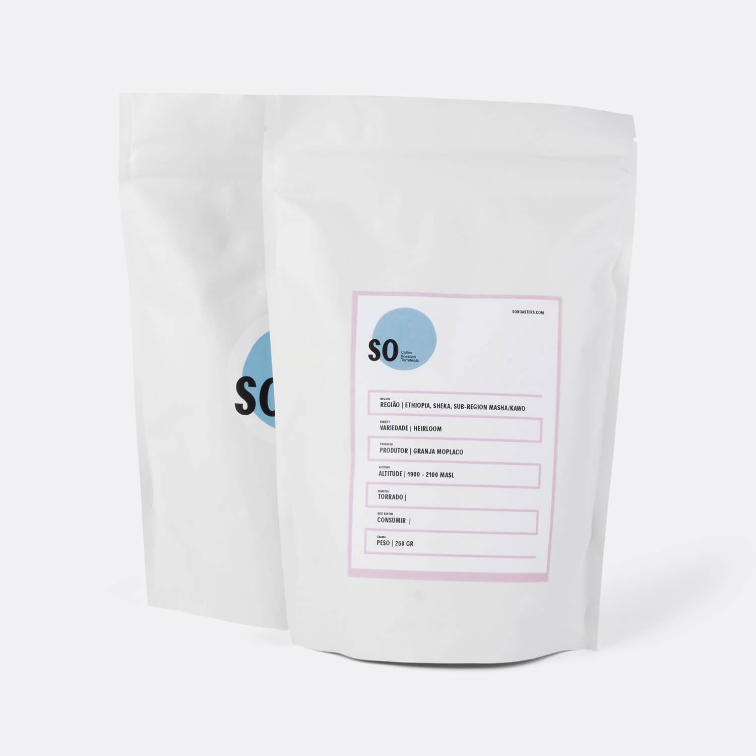 Ethiopia Kawo Kamina Coffee white by SO Coffee Roasters